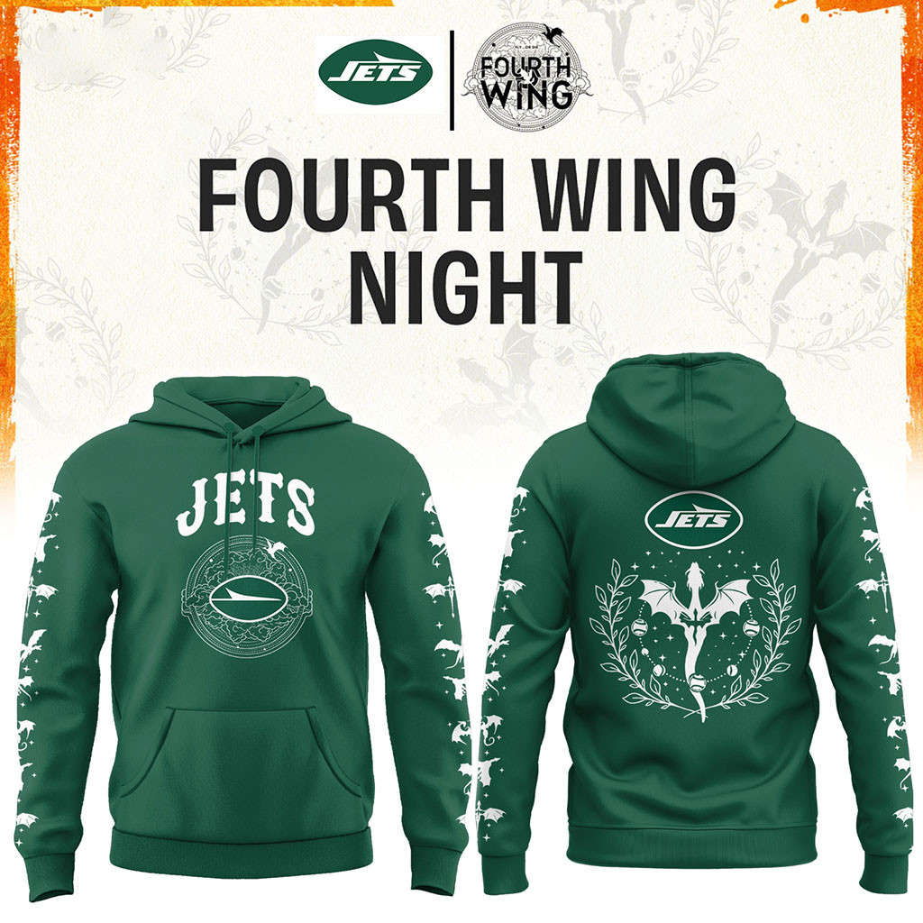 New York Jets Dragon Wing Fantasy Night 2026 Hoodie NY Jets Merch Gifts For Football Lovers
