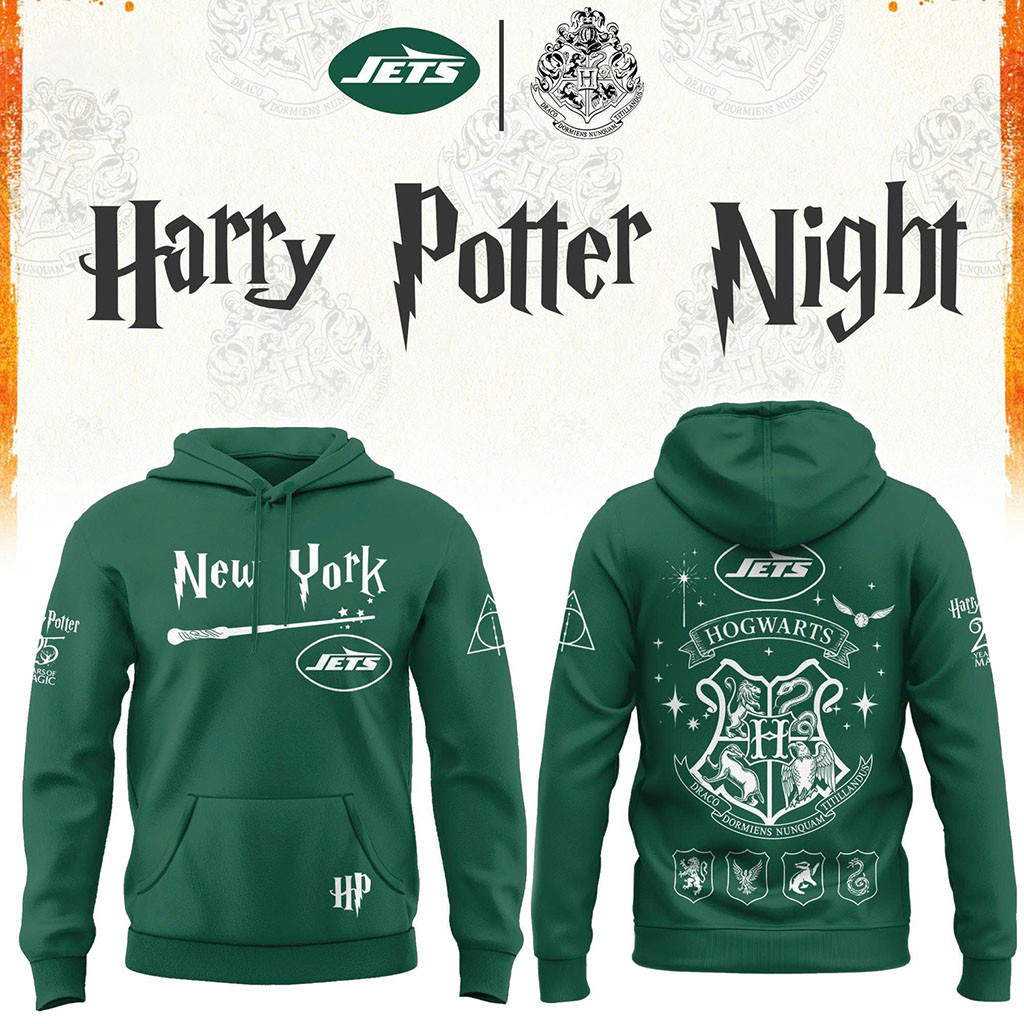 New York Jets Harry Potter 25th Anniversary Hoodie 2026 NY Jets Merch Gift For Football Lovers