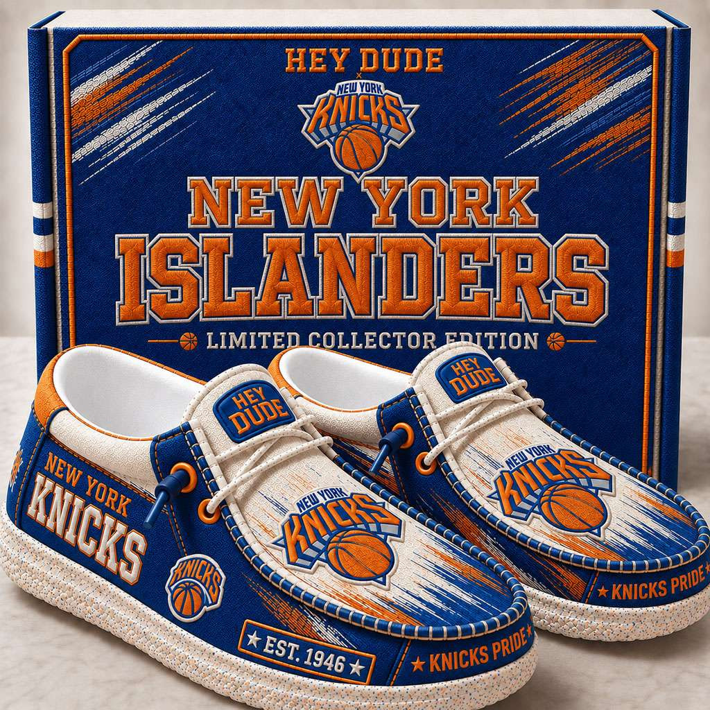 New York Knicks Merch Est 1946 Knicks Pride Slip-On Loafers Basketball Enthusiast Gifts