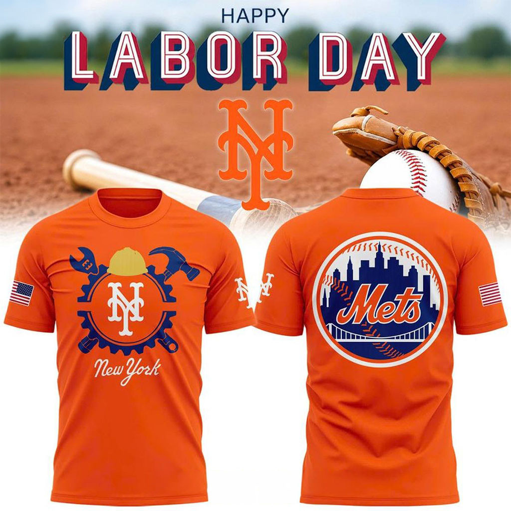 New York Mets 2026 Happy Labor Day Game Celebration T-Shirt Mets Merch Gifts For Fans