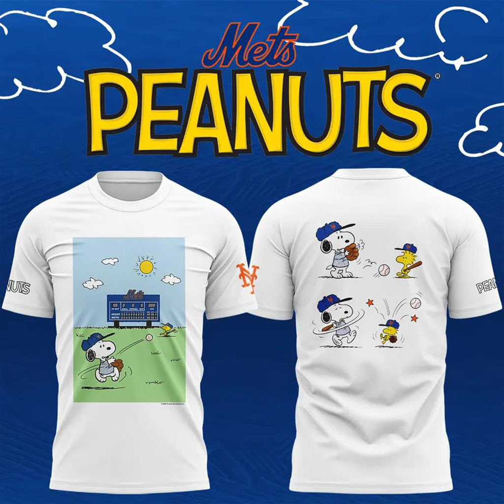 New York Mets Snoopy Peanuts 2026 T-Shirt NY Mets Merch Gift Ideas For Baseball Fans New York Mets Snoopy Peanuts 2026 T-Shirt NY Mets Merch Gift Ideas For Baseball Fans