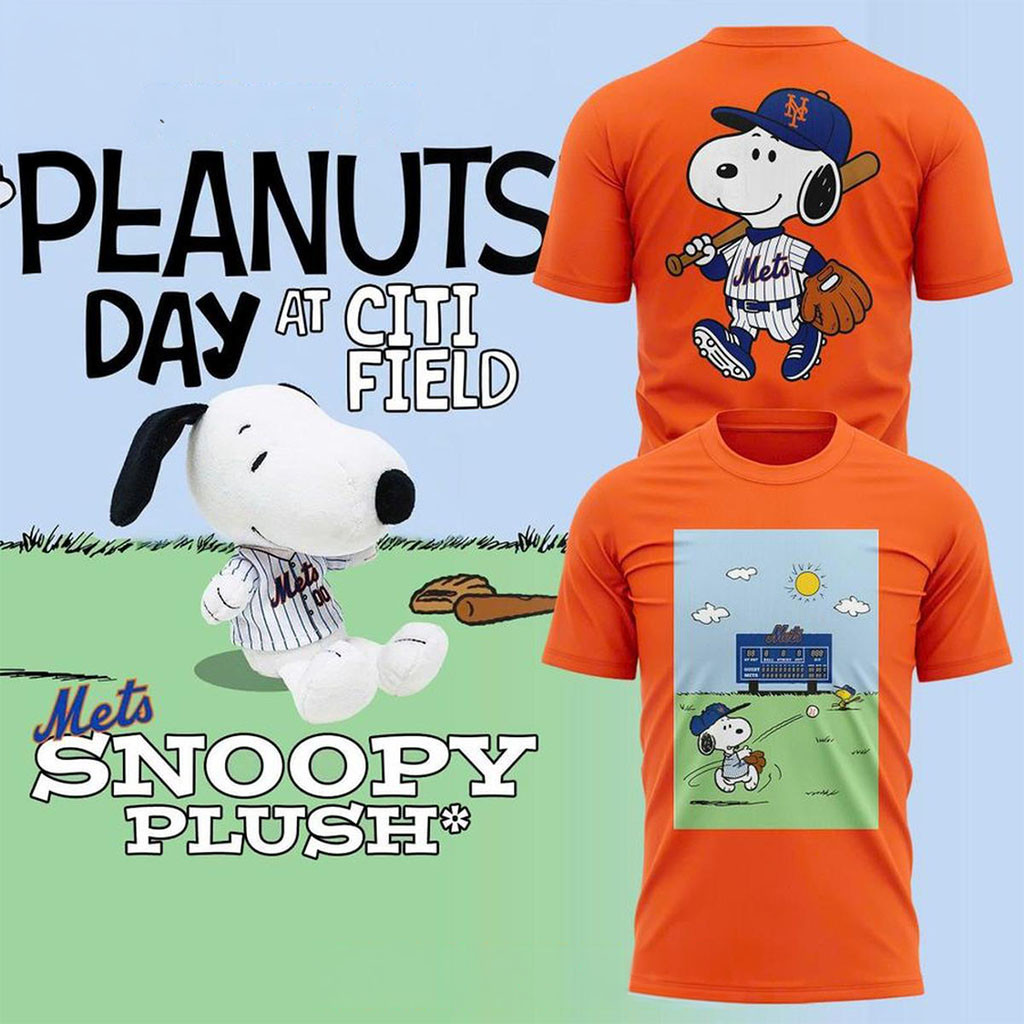 New York Mets x Peanuts Theme Game 2026 Night T-Shirt Mets Merch Gifts For Baseball Fans