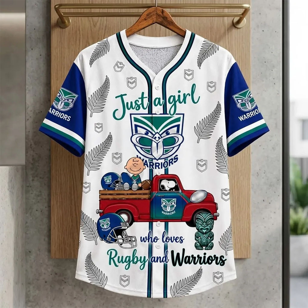 New Zealand Warriors Merch Snoopy Just A Girl Who Loves Rugby And Warriors Jersey Gifts For Fan New Zealand Warriors Merch Snoopy Just A Girl Who Loves Rugby And Warriors Jersey Gifts For Fan
