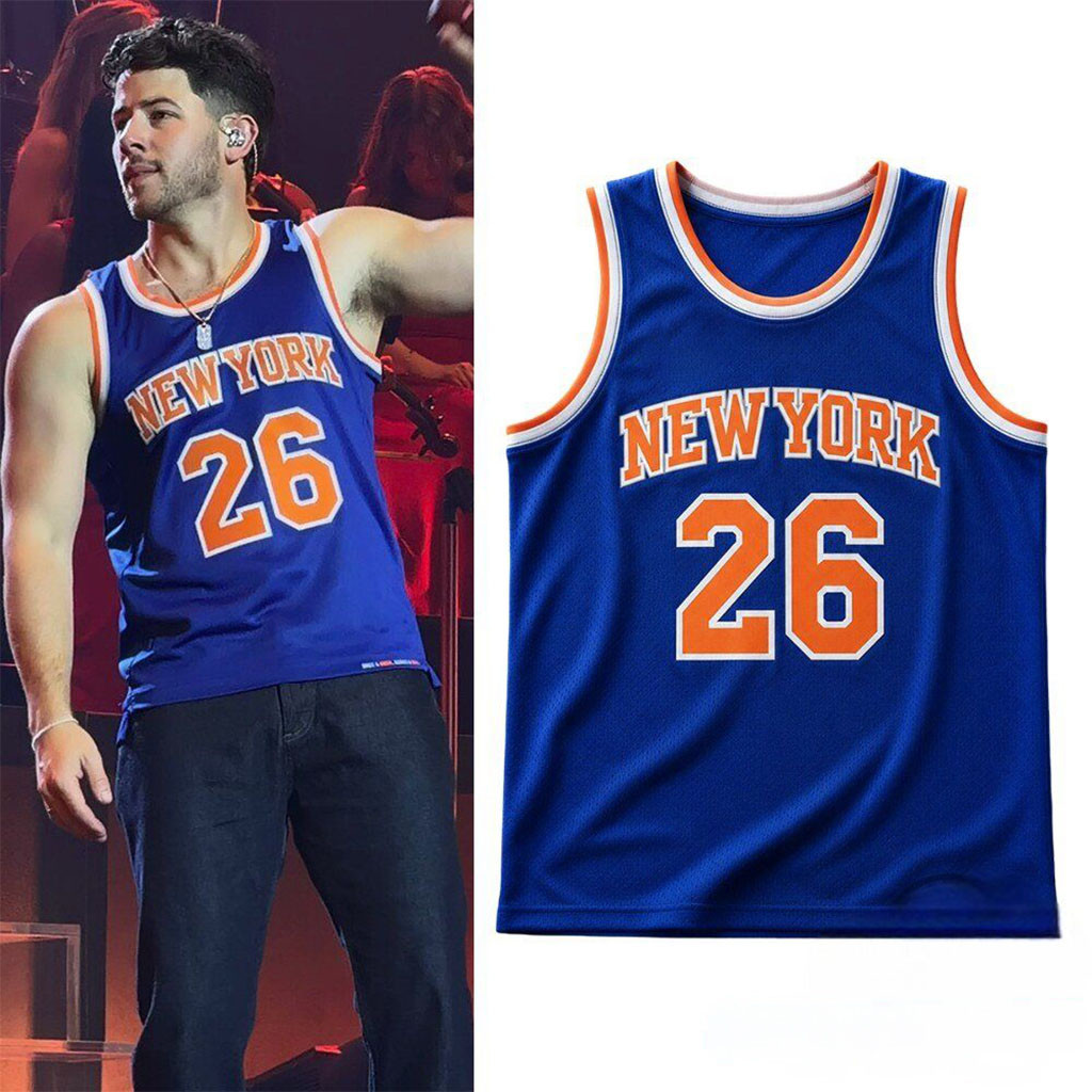 Nick Jonas New York Knicks 26 Basketball Jersey Nick Jonas Merch Gift For Husband Nick Jonas New York Knicks 26 Basketball Jersey Nick Jonas Merch Gift For Husband