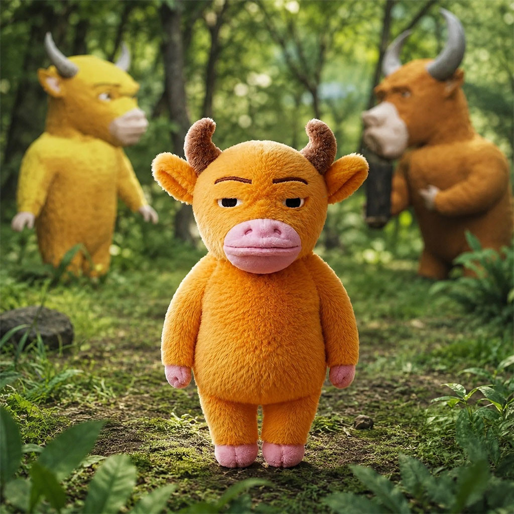 Niu Lai Here Comes The Cow Plush Pillow Niu Lai Merch 2026 Movie Fan Gifts