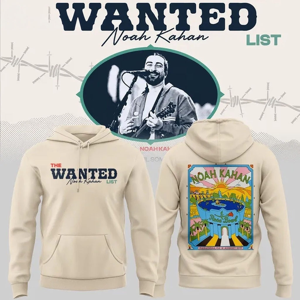 Noah Kahan The Great Divide Tour 2026 Hoodie The Wanted Noah Kahan Merch Music Fan Gifts