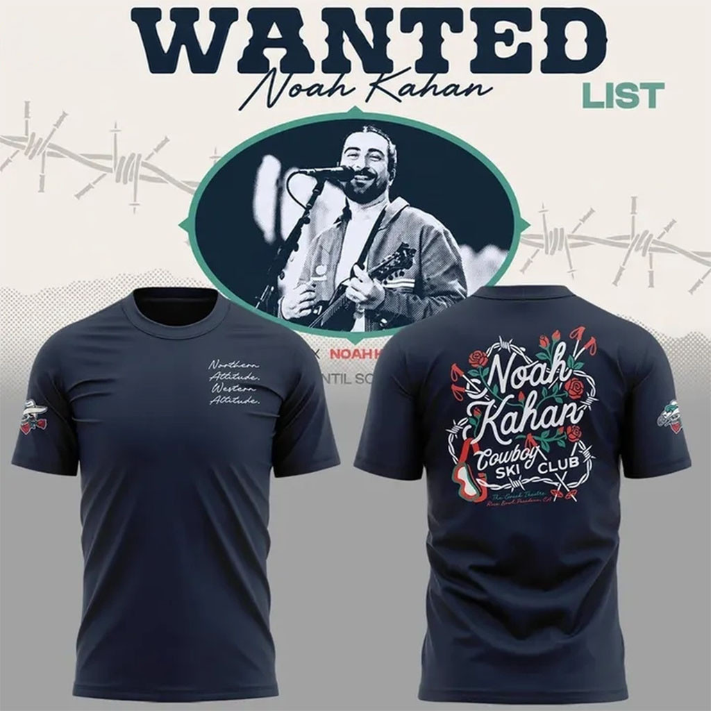 Noah Kahan The Great Divide Tour 2026 T-Shirt Cowboy Ski Club Shirt Noah Kahan Merch Fan Gifts