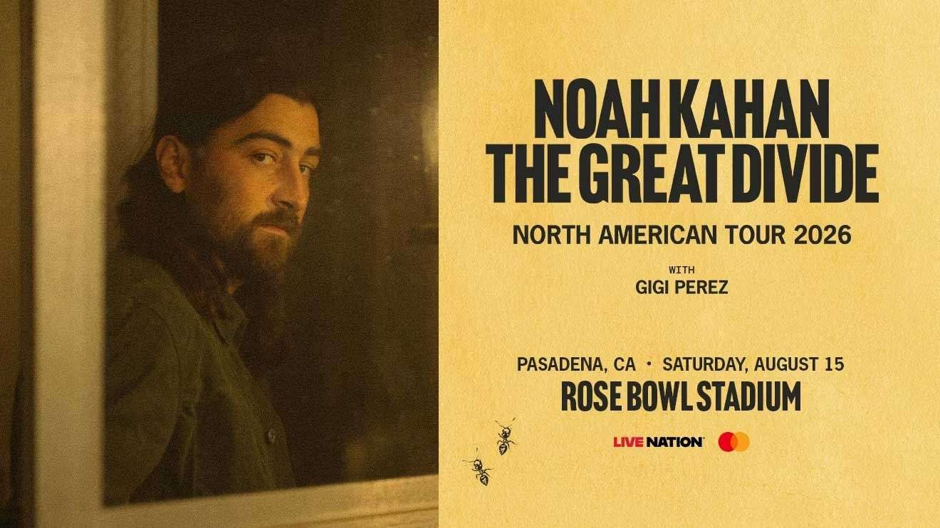 Noah Kahan The Great Divide Tour Rose Bowl Poster Noah Kahan Merch Wall Art Decorations