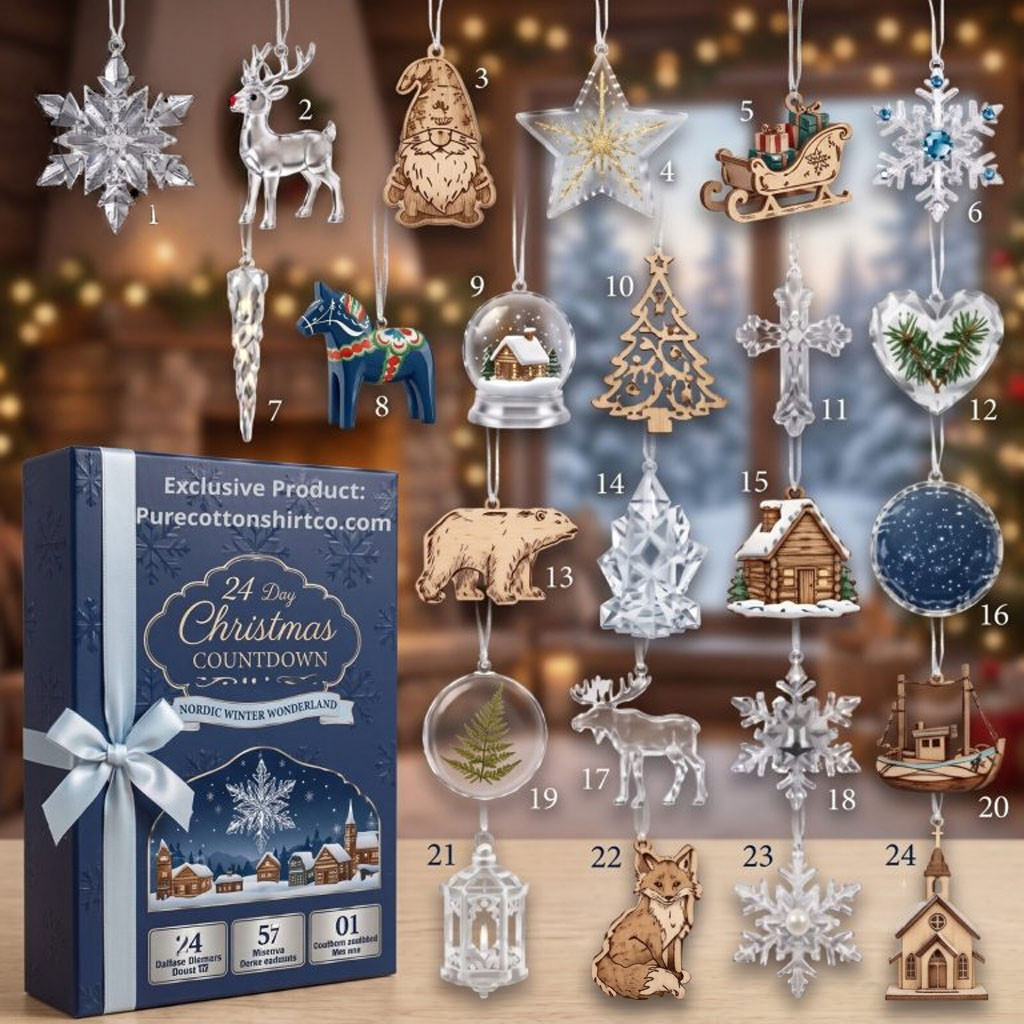 Nordic Winter Wonderland Christmas Advent Calendar 24 Days Christmas Ornaments Best Gifts Nordic Winter Wonderland Christmas Advent Calendar 24 Days Christmas Ornaments Best Gifts
