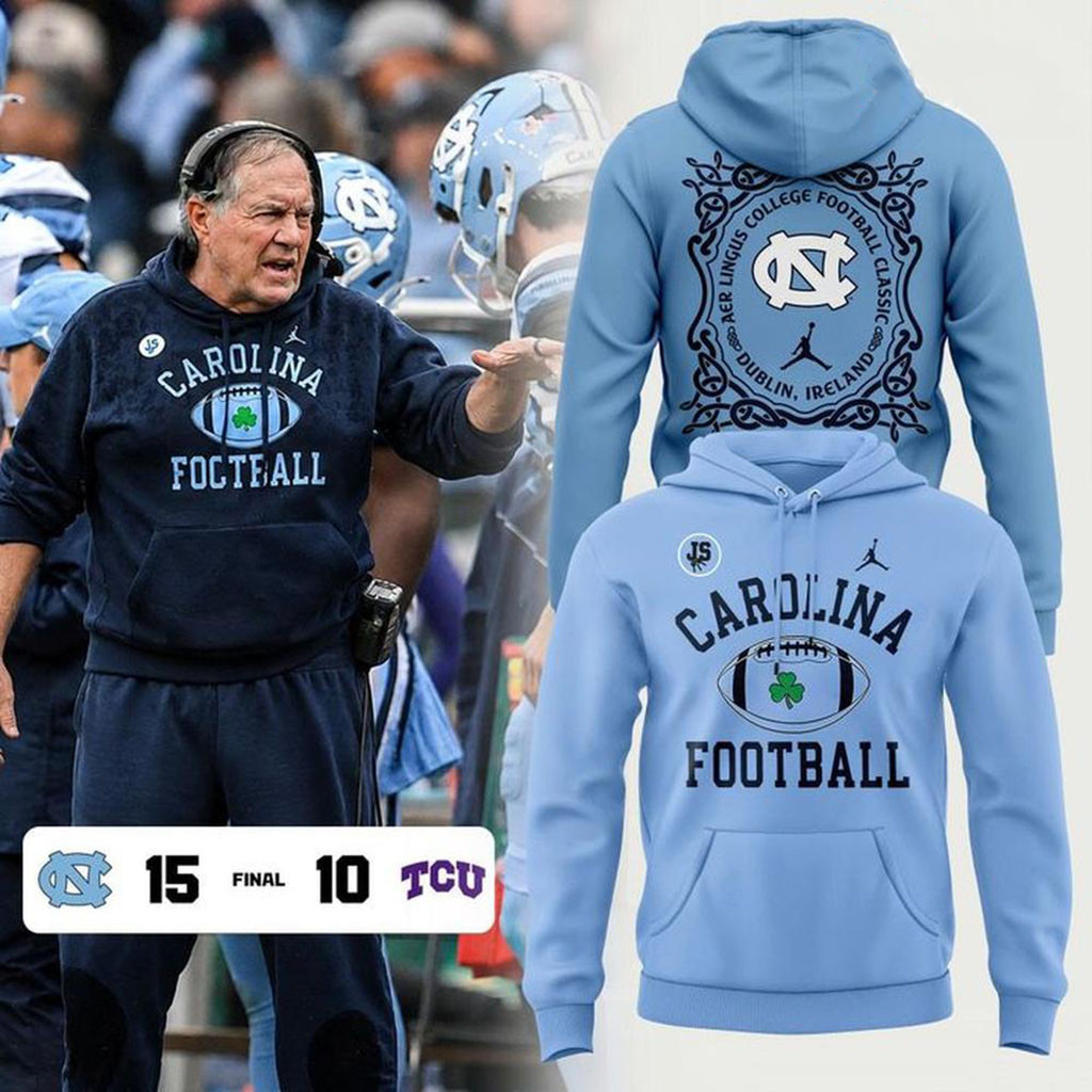 North Carolina Tar Heels 2026 Aer Lingus College Football Classic Hoodie Tar Heels Merch