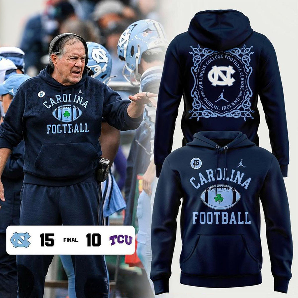 North Carolina Tar Heels x Aer Lingus College Football Classic 2026 Hoodie Heels Merch North Carolina Tar Heels x Aer Lingus College Football Classic 2026 Hoodie Heels Merch