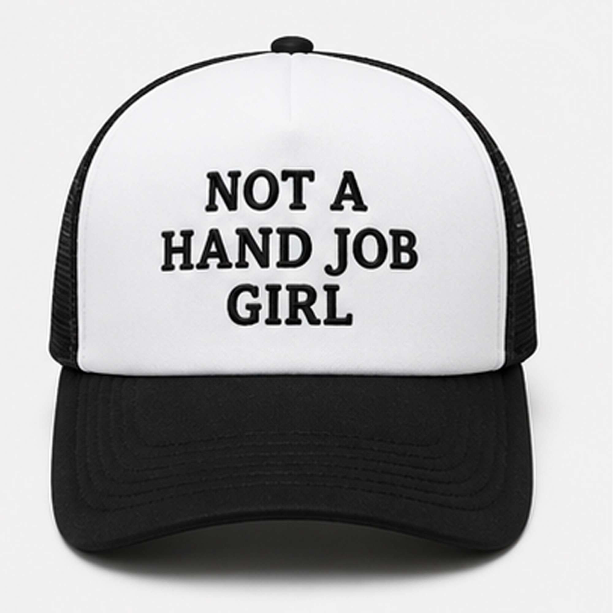Not A Hand Job Girl Trucker Hat Funny Quote Cap Gifts For Girlfriend