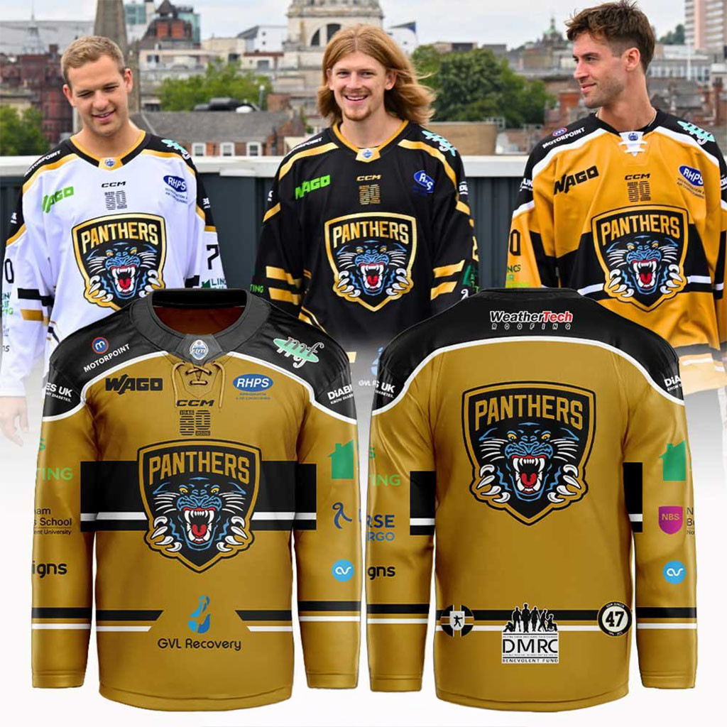 Nottingham Panthers New Season New Threads Hockey Jersey Nottingham Panthers Merch Fan Gifts