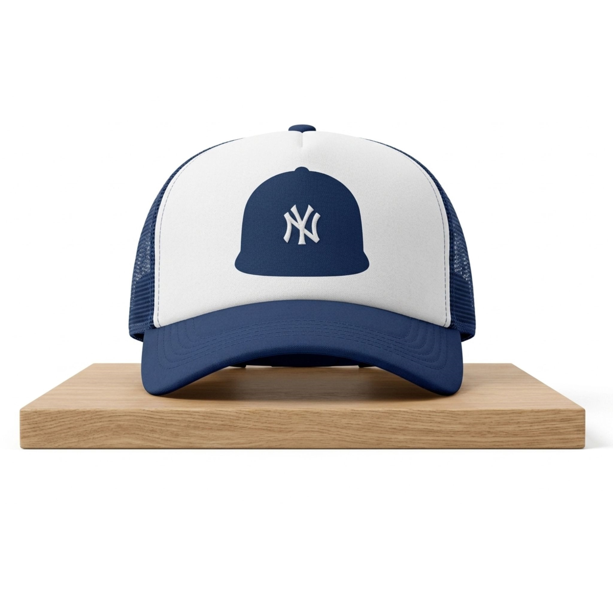 NY Yankees Hat On Hat 2026 Trucker Hat New York Yankees Merch Gift For Baseball Lovers