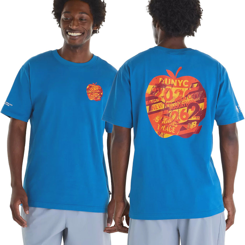 NYC Marathon Merch 2026 Apple T-Shirt NYC Marathon Graphic Shirt Cool Gifts For Runners