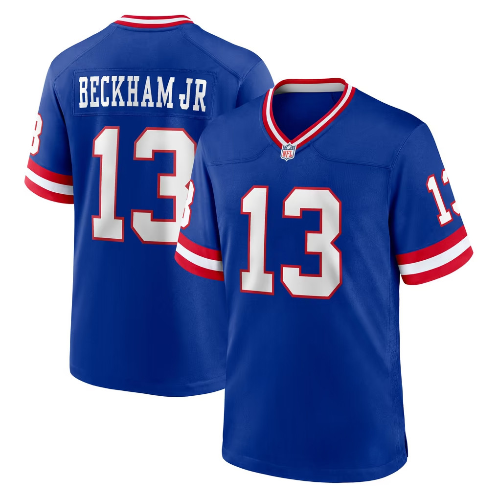 Odell Beckham Jr Merch New York Giants #13 Odell Beckham Jr Royal Alternate Legacy Game Jersey
