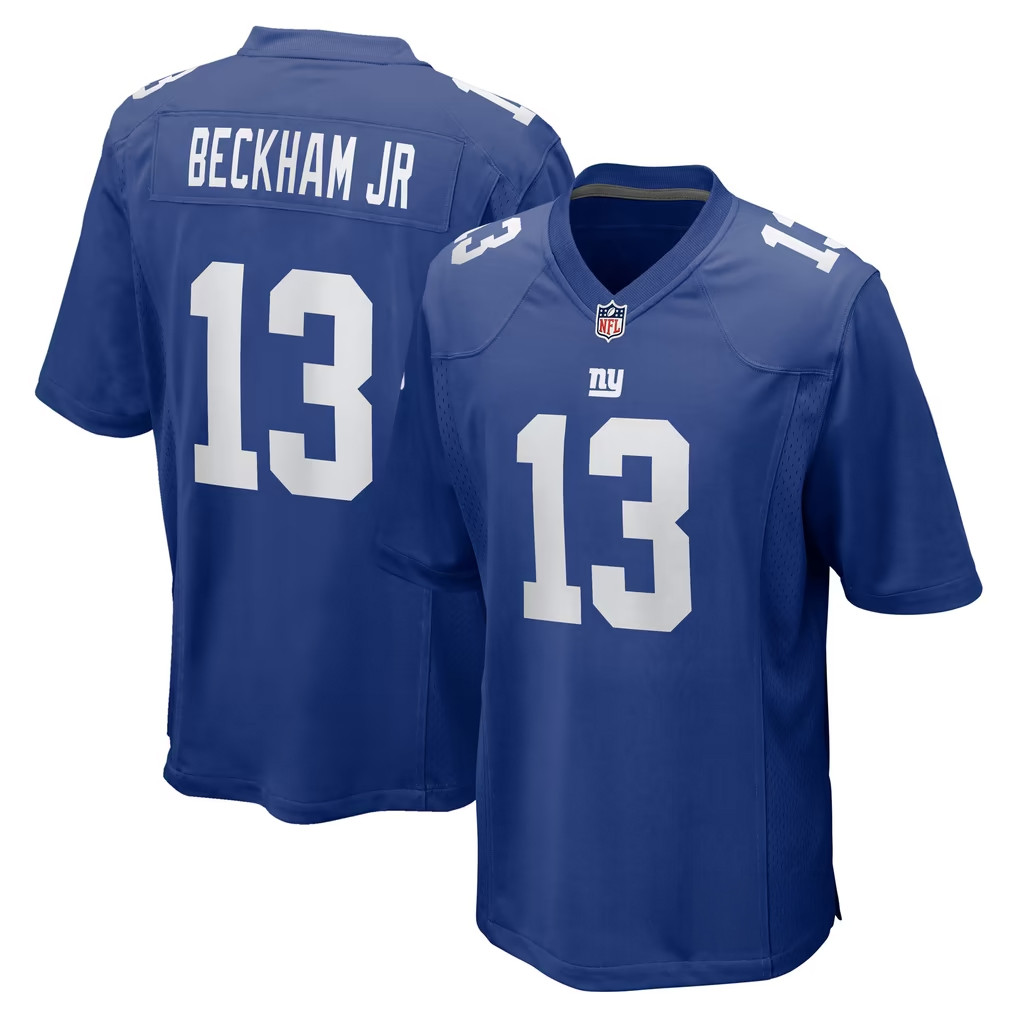 Odell Beckham Jr Merch New York Giants #13 Odell Beckham Jr Royal Team Game Jersey Gift For Fan Odell Beckham Jr Merch New York Giants #13 Odell Beckham Jr Royal Team Game Jersey Gift For Fan