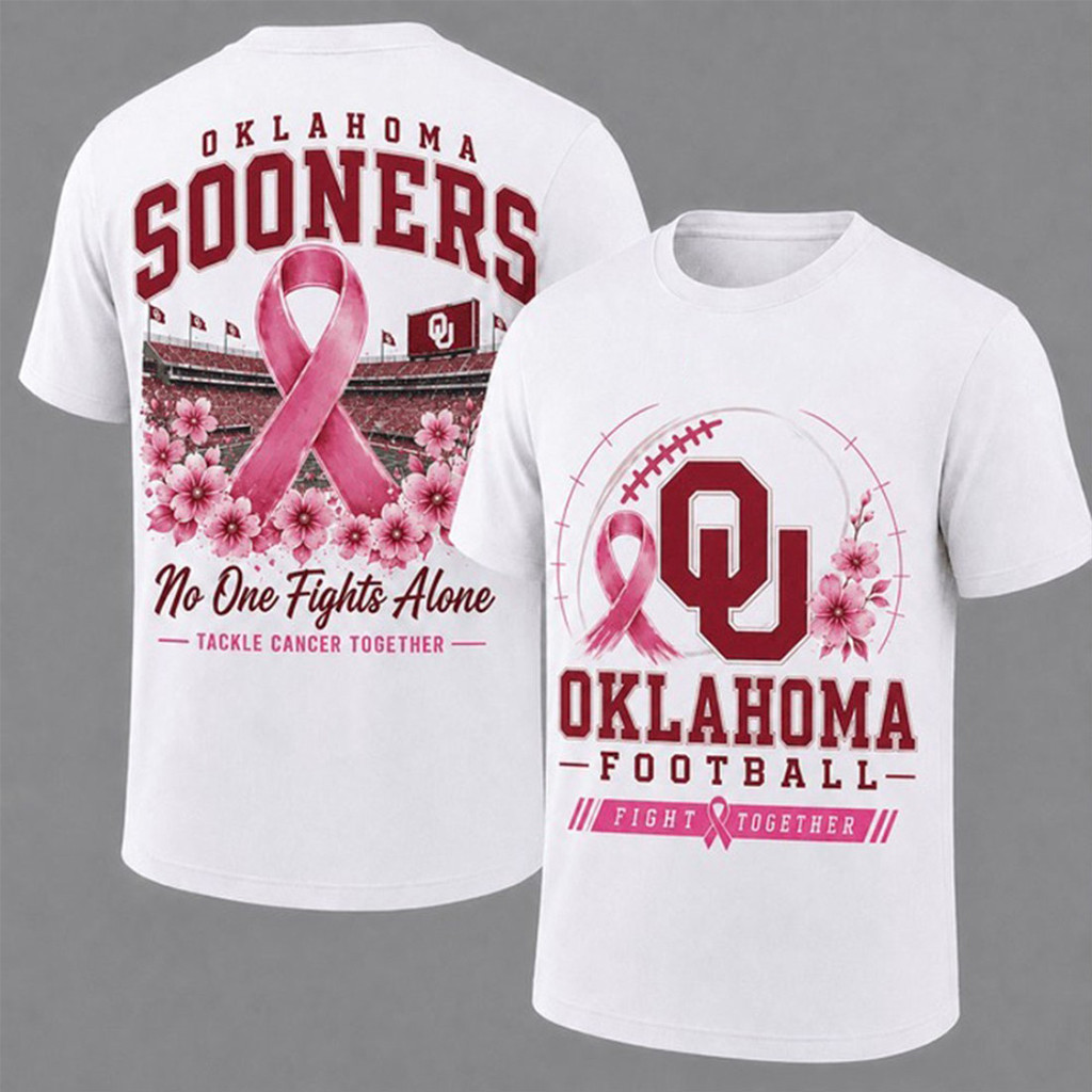 Oklahoma Sooners Breast Cancer Awareness T-Shirt Fight Together Shirt Oklahoma Sooners Merch
