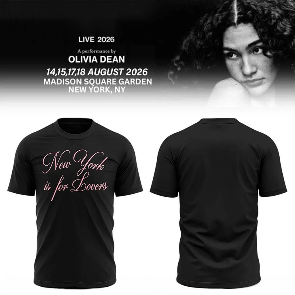 Olivia Dean Merch The Art Of Loving Live 2026 In NYC Shirt New York Is For Lovers Shirt