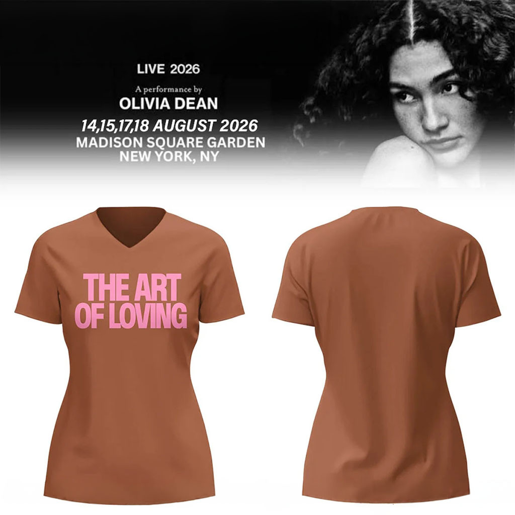 Olivia Dean Merch The Art Of Loving Live 2026 In NYC V-Neck Shirt Presents For Music Lovers Olivia Dean Merch The Art Of Loving Live 2026 In NYC V-Neck Shirt Presents For Music Lovers