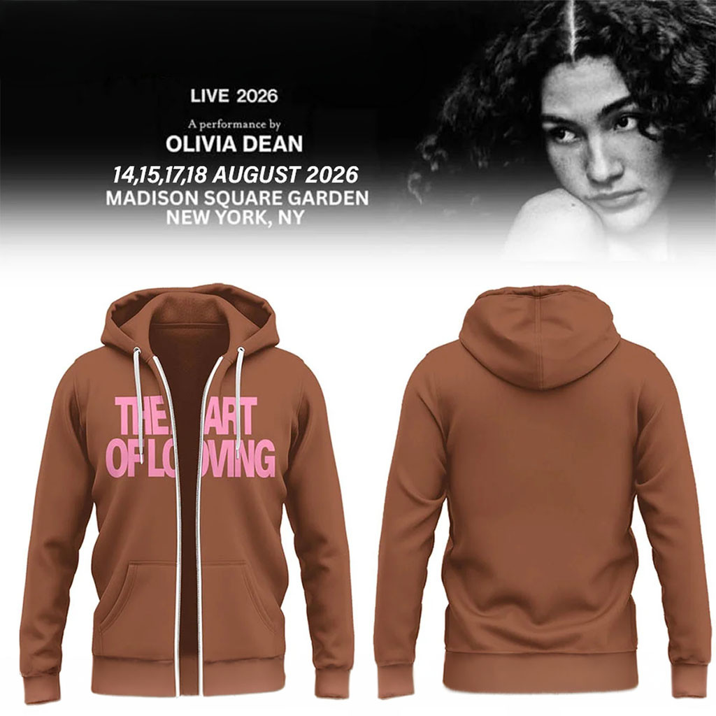 Olivia Dean Merch The Art Of Loving Live 2026 In NYC Zip Hoodie Gifts For Music Fans Olivia Dean Merch The Art Of Loving Live 2026 In NYC Zip Hoodie Gifts For Music Fans