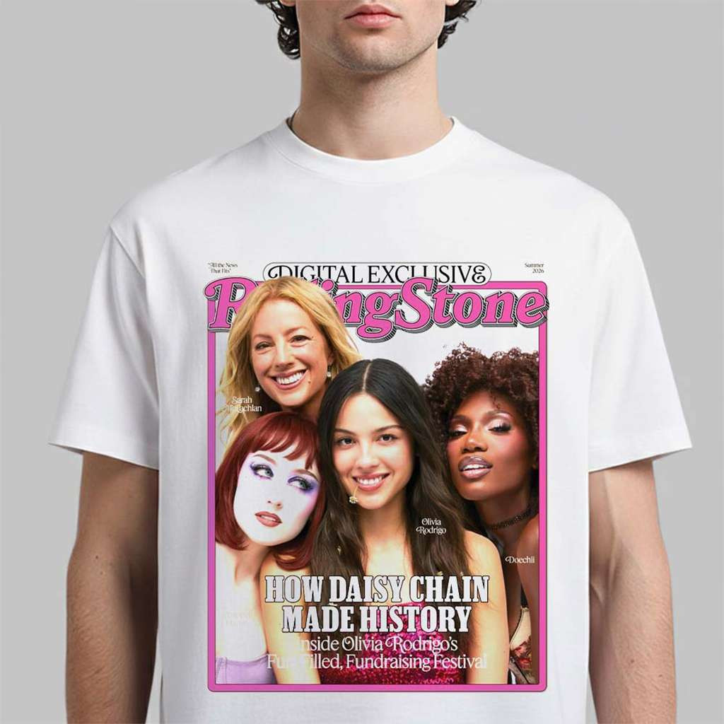 Olivia Rodrigo Graces The Cover Of Rolling Stone Digital T-Shirt Olivia Rodrigo Merch Fan Gifts