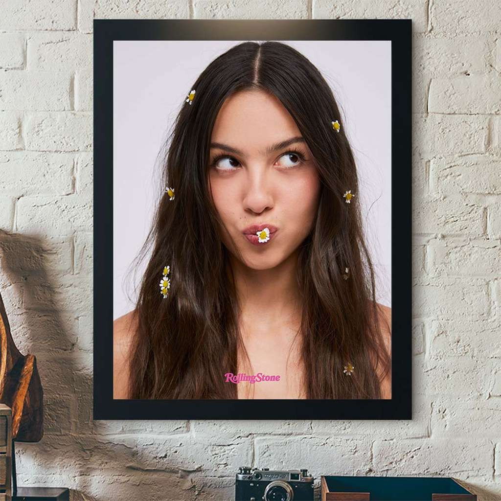 Olivia Rodrigo Rolling Stone Digital Photo Poster Olivia Rodrigo Merch Wall Art For Living Room