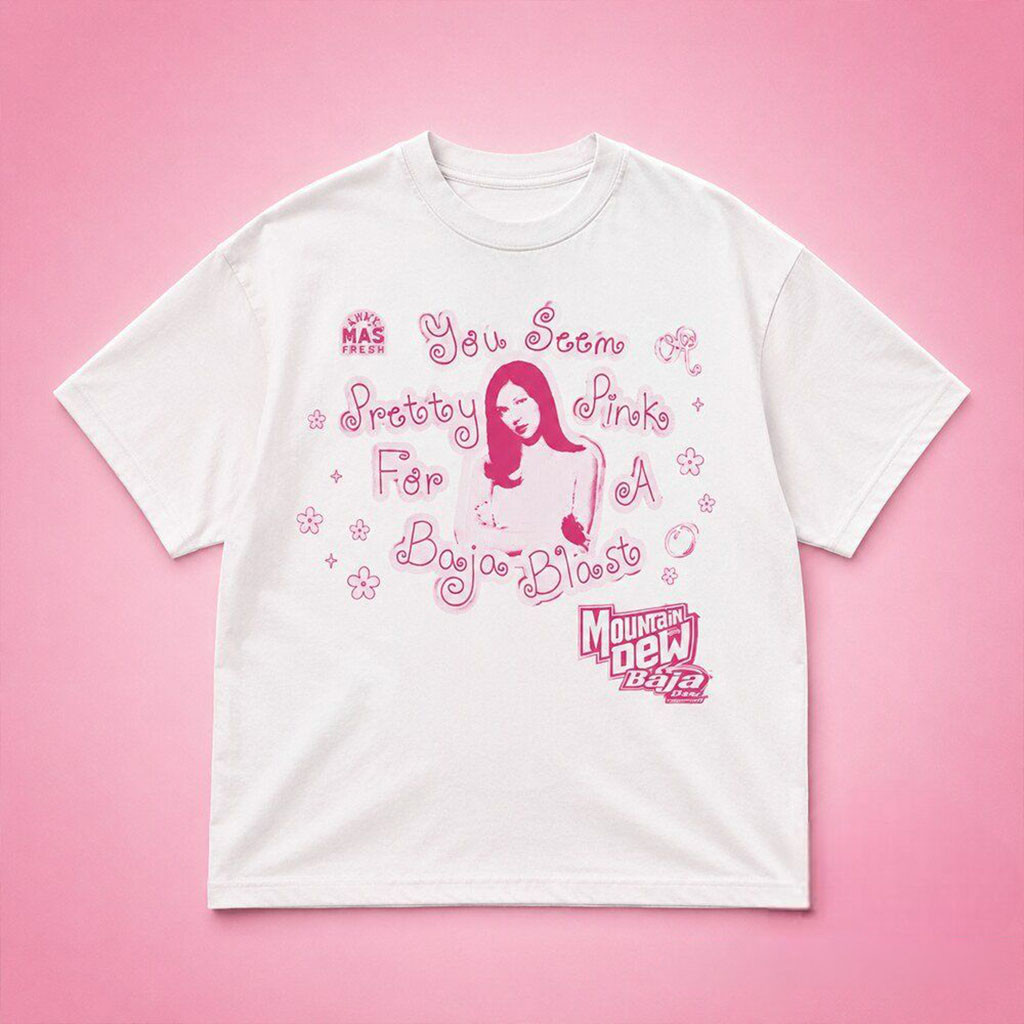 Olivia Rodrigo X Taco Bell Merch You Seem Pretty Pink For A Baja Blast T-Shirt Gifts For Sister