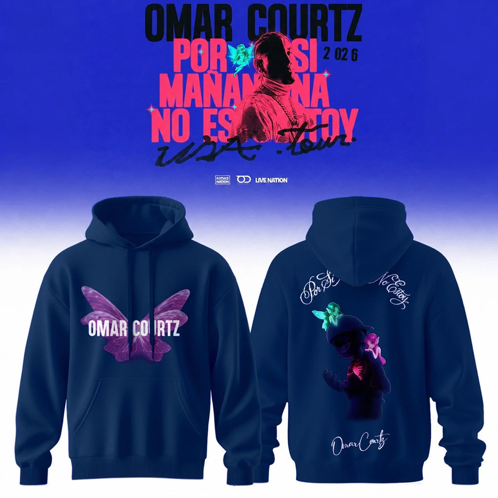 Omar Courtz Merch Por Si Manana No Estoy Tour Signature Hoodie Gift Ideas For Her Omar Courtz Merch Por Si Manana No Estoy Tour Signature Hoodie Gift Ideas For Her
