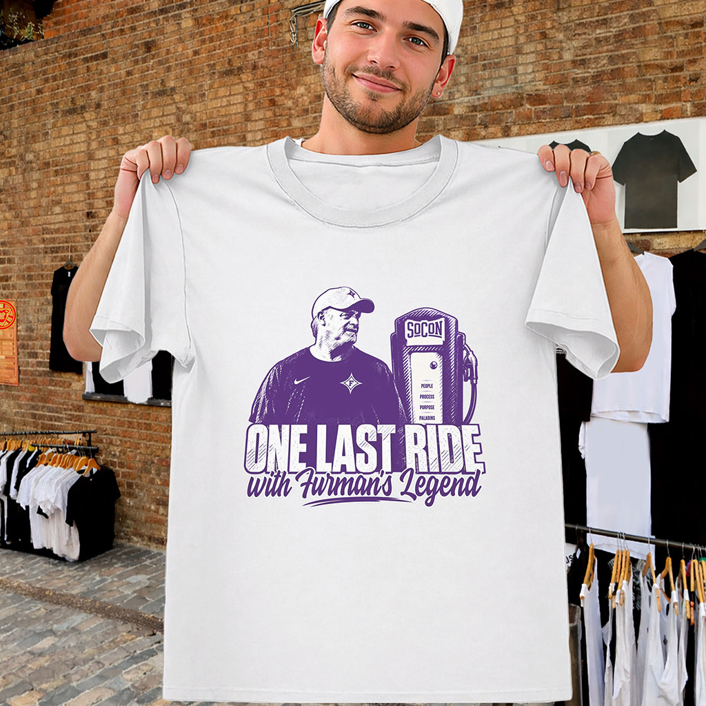 One Last Ride Shirt Furman Football Legend Final Season Tee Furman Paladins Merch Fan Gifts
