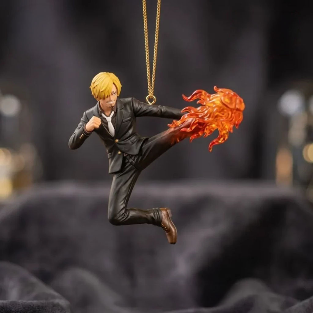 One Piece Monkey D Luffy Christmas Ornament One Piece Merch Anime Xmas Tree Decorations