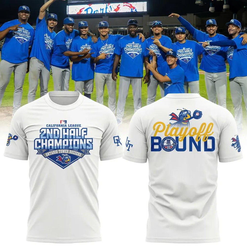 Ontario Tower Buzzers California League 2nd Half Champions T-Shirt Buzzers Merch Fan Gifts