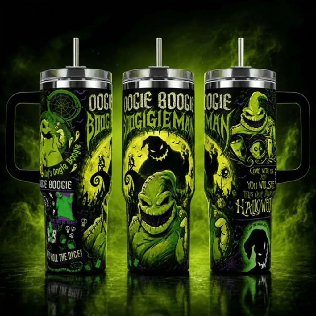Oogie Boogie Nightmare Before Christmas 40oz Tumbler Halloween Gifts For Fans