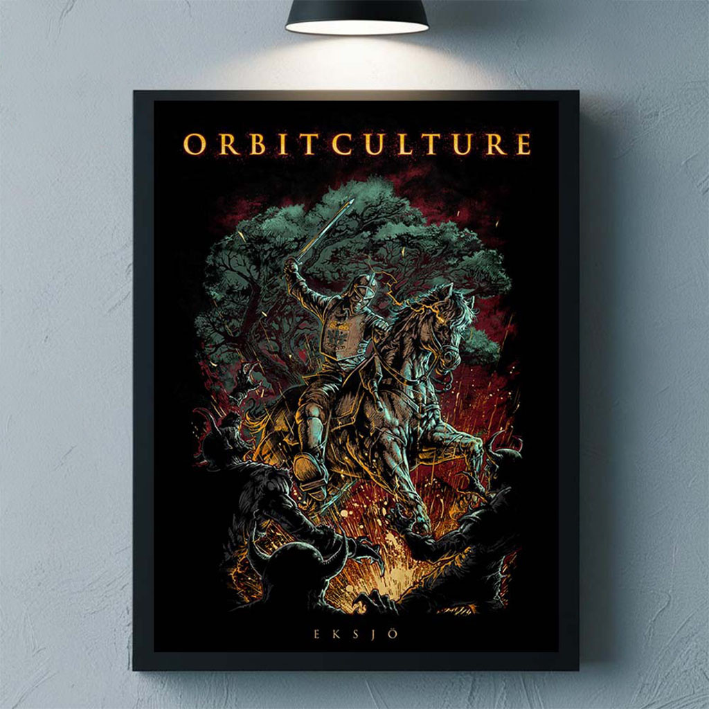 Orbitculture Eksjo Stadsfest 2026 Exclusive Poster In Eksjo Sweden On August 28 29 2026 Poster Canvas