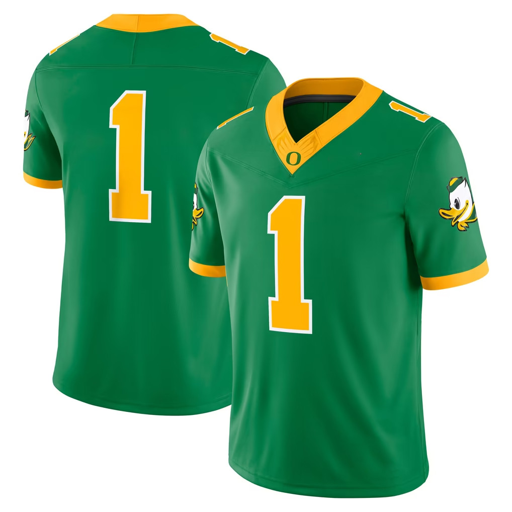 Oregon Ducks Merch 2026 #1 Green Oregon Ducks Alternate Game Jersey Gift For Game Day