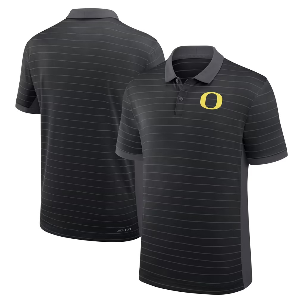 Oregon Ducks Merch 2026 Oregon Ducks Early Season Coaches Sideline Victory Stripe Polo Shirt Oregon Ducks Merch 2026 Oregon Ducks Early Season Coaches Sideline Victory Stripe Polo Shirt