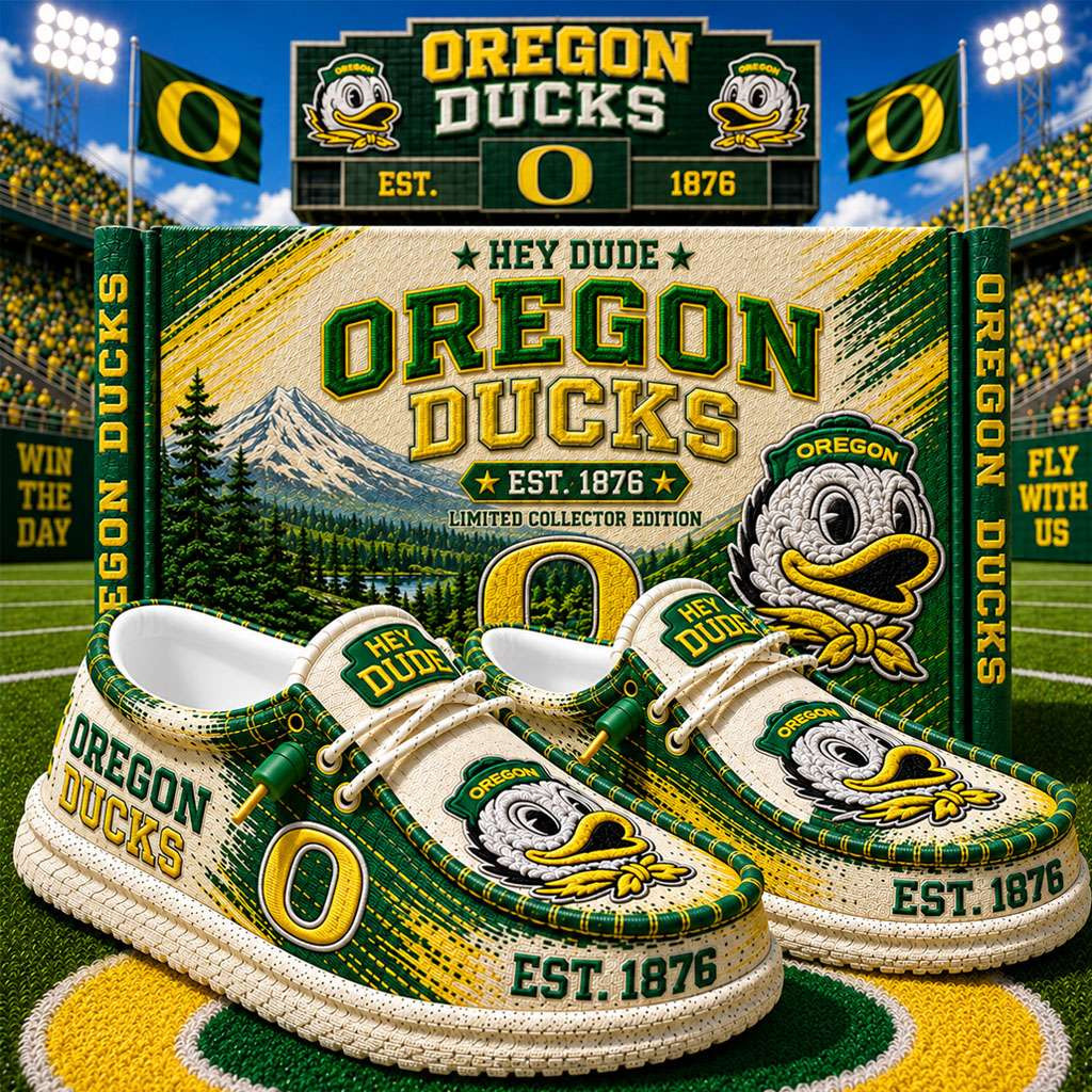 Oregon Ducks Merch Est 1876 Oregon Football Slip-On Loafers Best Gift For Football Lovers Oregon Ducks Merch Est 1876 Oregon Football Slip-On Loafers Best Gift For Football Lovers