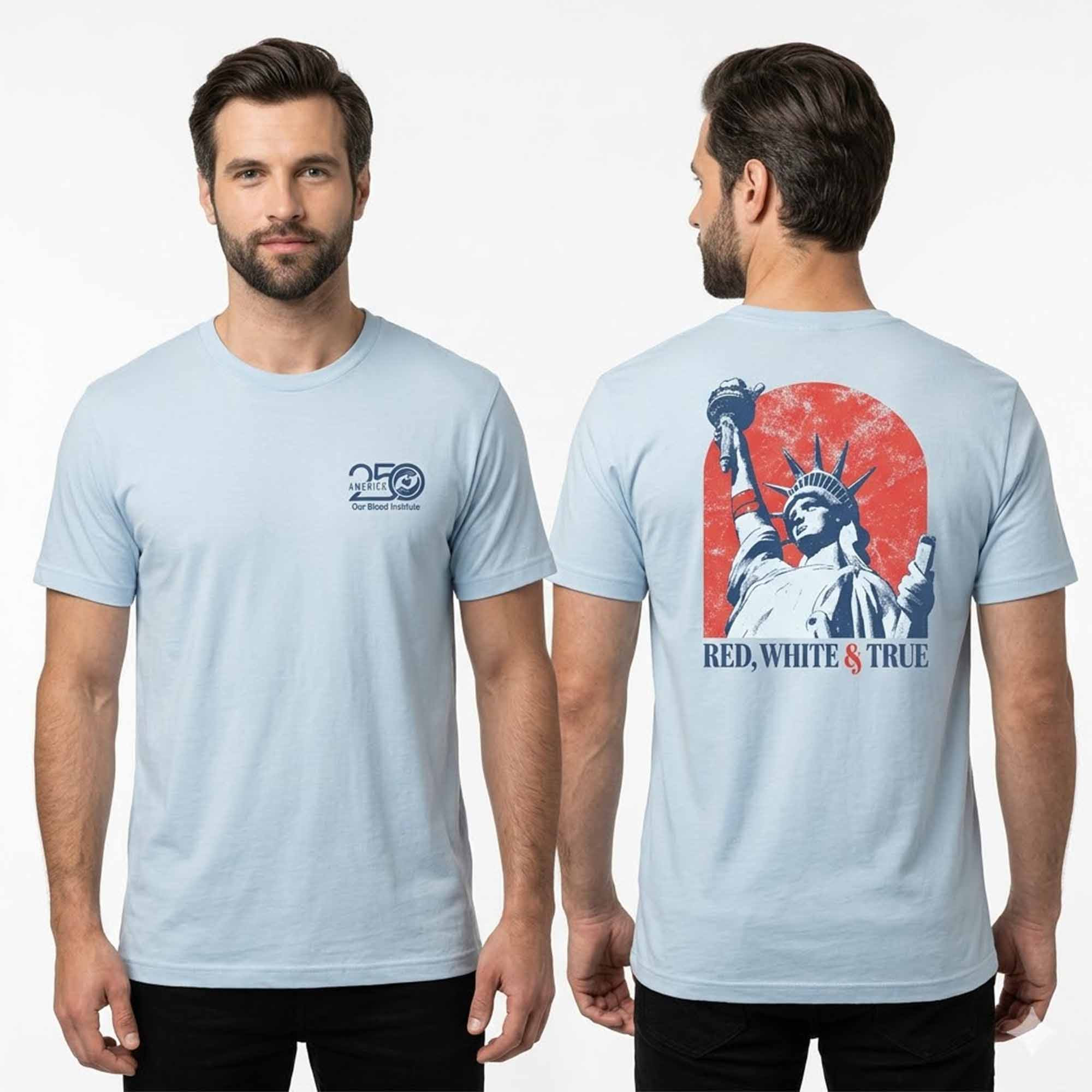 Our Blood Institute 250th Red White and True Shirt