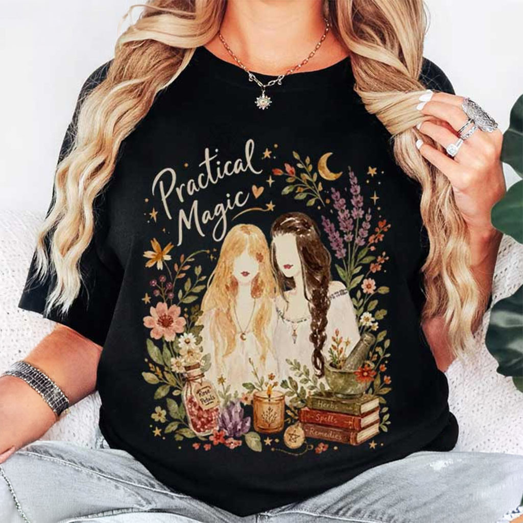 Owens Sisters Practical Magic Watercolor Halloween T-Shirt Practical Magic Merch Fan Gifts