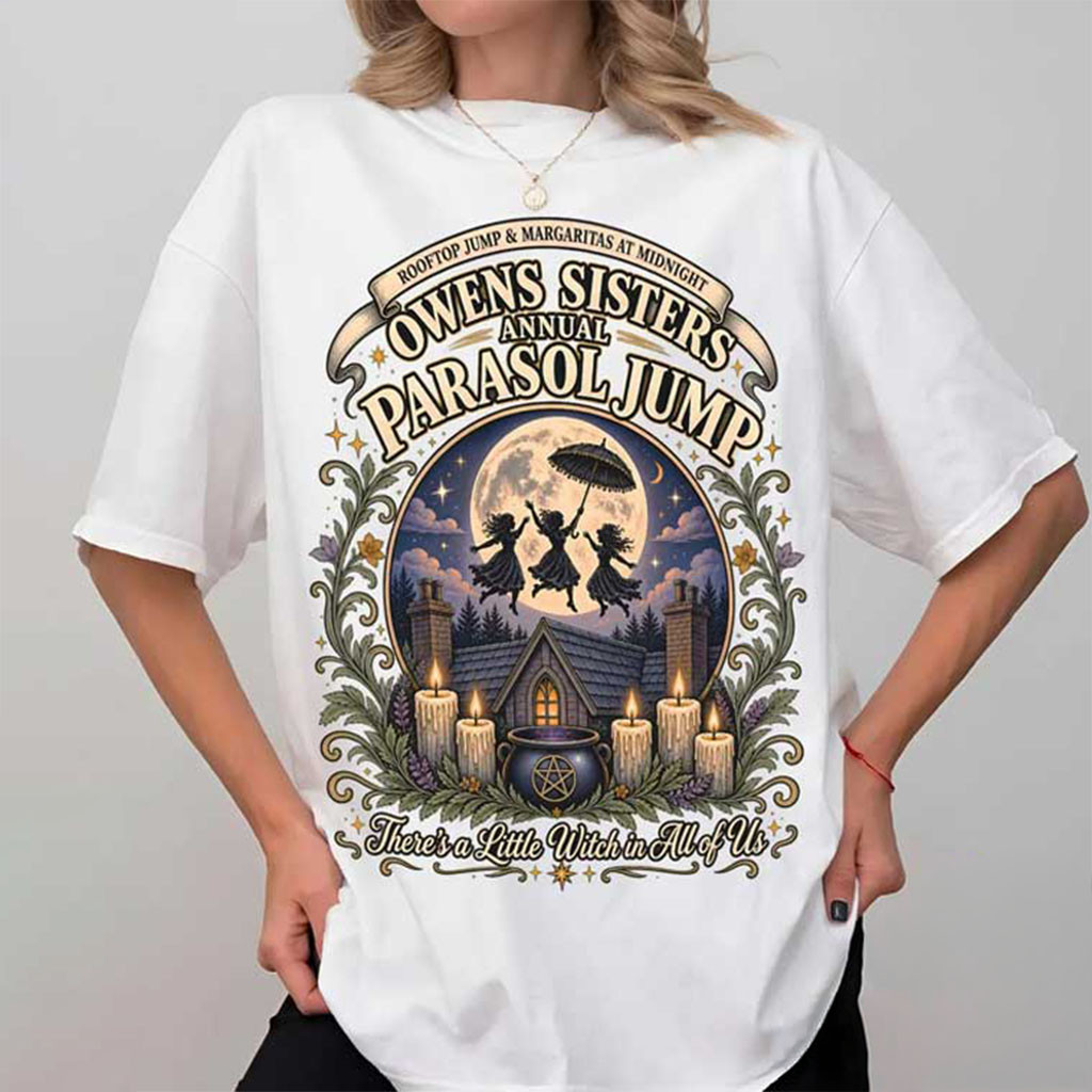 Owens Sisters Practical Magic Witchy Halloween T-Shirt Spooky Movie Tee Gifts for Witch Lovers
