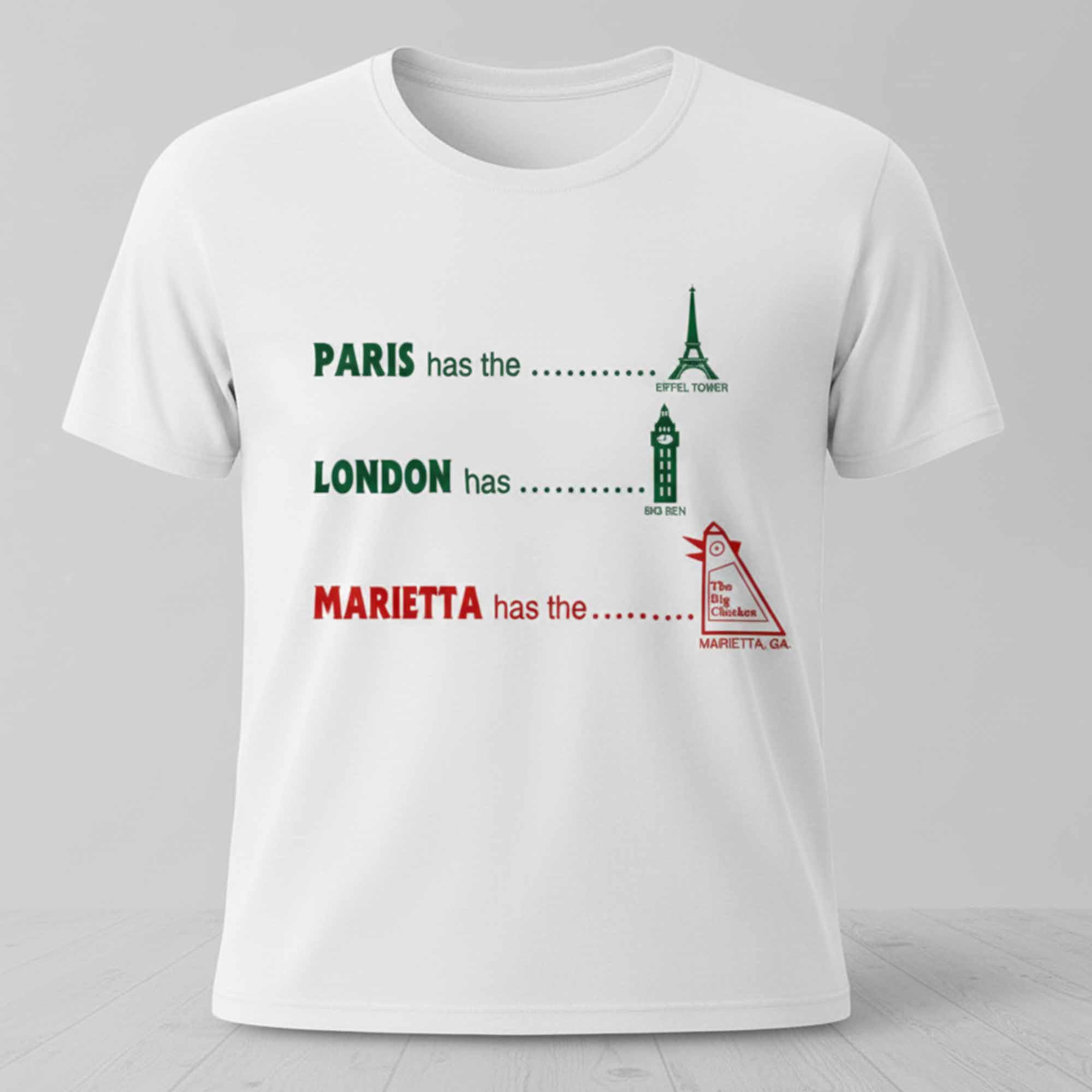 Paris Has The Eiffel Tower London Has Big Ben Shirt Paris Has The Eiffel Tower London Has Big Ben Shirt