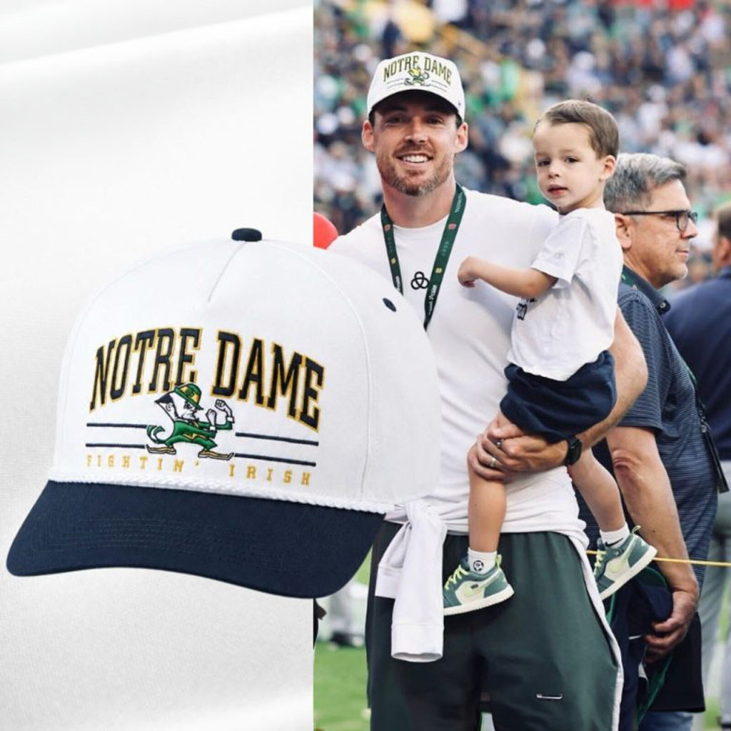 Pat Connaughton Notre Dame Fighting Irish Hat Notre Dame Merch Gift For Husband