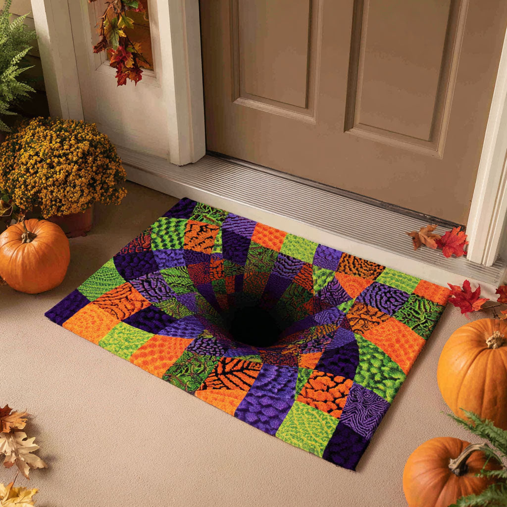 Patchwork Void Doormat Halloween Welcome Door Mat Unique Housewarming Gifts Patchwork Void Doormat Halloween Welcome Door Mat Unique Housewarming Gifts