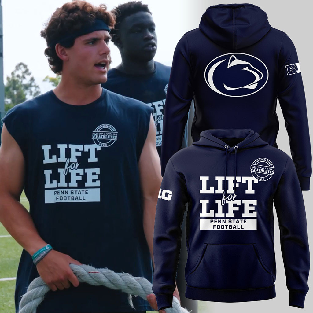 Penn State Football Lift For Life Hoodie Penn State Nittany Lions Merch Gift For Game Day