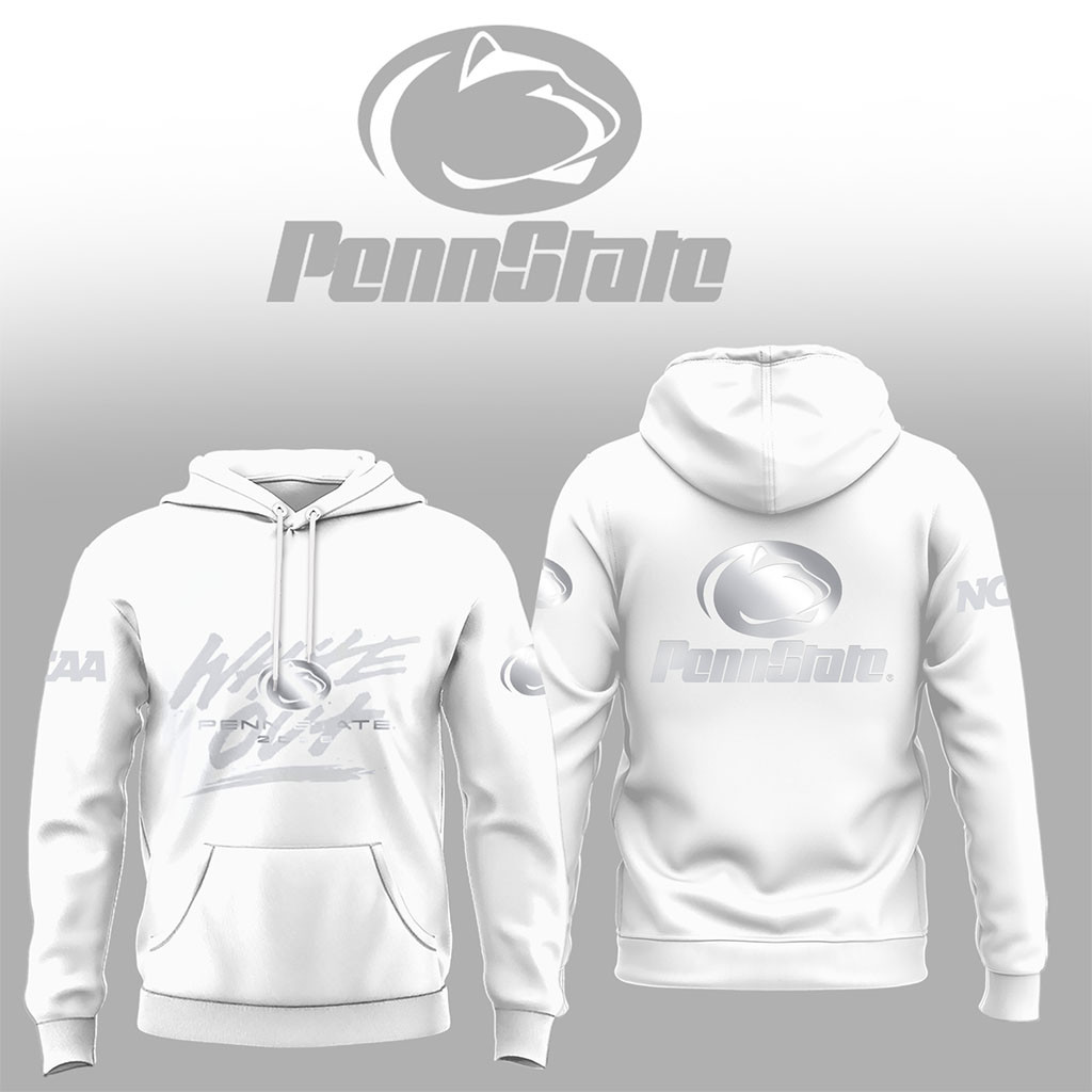 Penn State White Out Hoodie Nittany Lions Merch Unique Gifts For Football Lovers Penn State White Out Hoodie Nittany Lions Merch Unique Gifts For Football Lovers