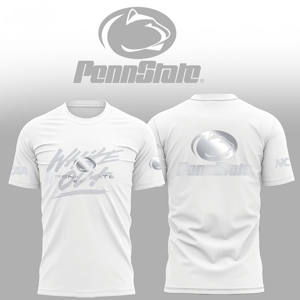 Penn State White Out T-Shri Game Day Shirt Nittany Lions Merch Gifts For Football Lovers