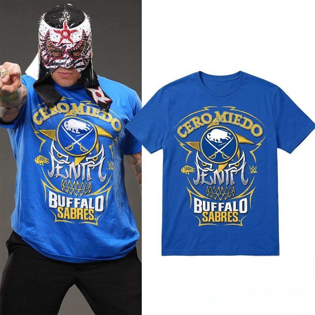 Penta El Zero M X Buffalo Sabres Cero Miedo Blue T-Shirt Penta Merch Gift For My Brothers