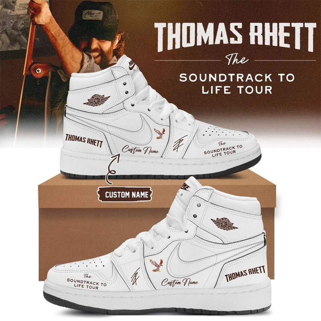 Personalised Thomas Rhett Merch Soundtrack to Life Tour 2026 Signature Sneaker Gift For Fans