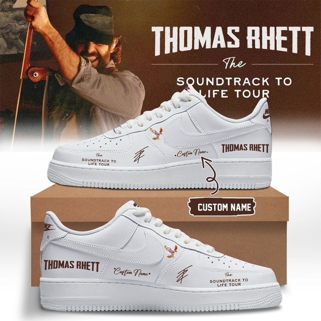 Personalised Thomas Rhett Merch Soundtrack to Life Tour 2026 Signed Sneaker Music Lover Gifts