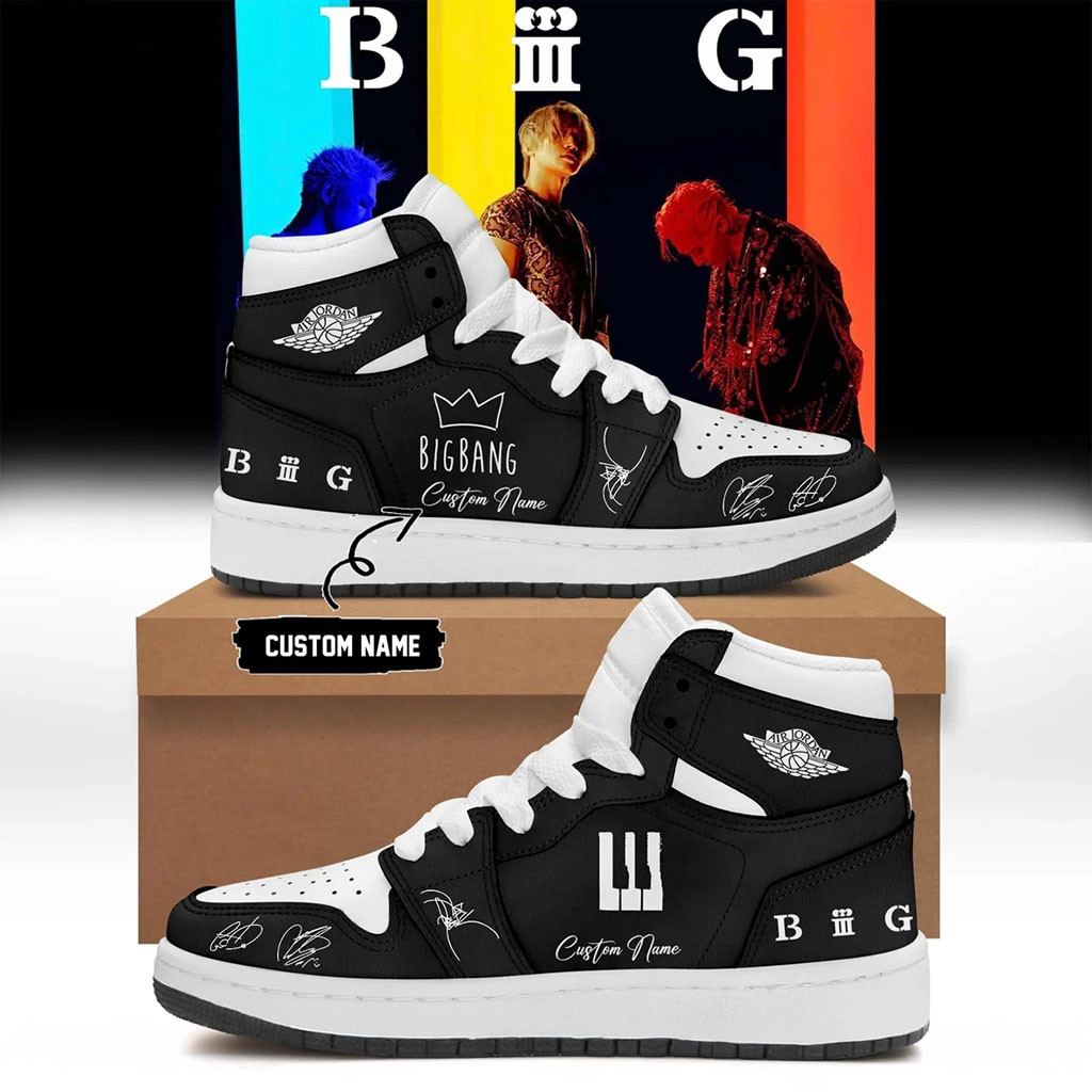 Personalized BB World Tour XX Cosmos Sneakers BIGBANG Merch Gifts For Music Lovers
